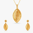 Radiant Elegance Pendant and Earrings Set image number null