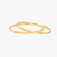 Textured Gold Bangles image number null