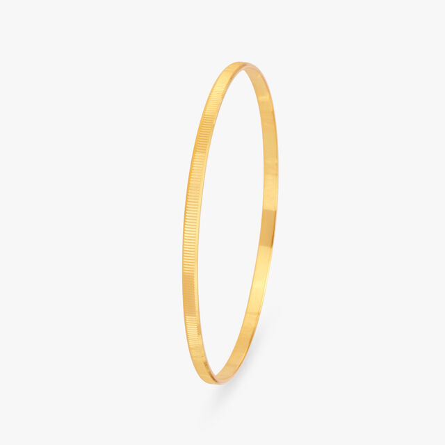 Textured Gold Bangles image number null