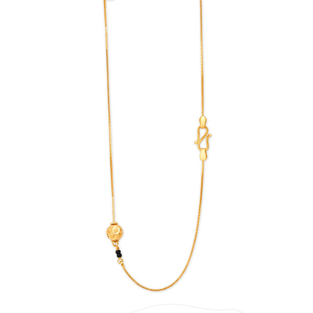 Stunning Bead Gold Chain For Kids,,hi-res image number null