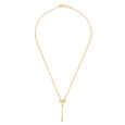 Cute Fly Shaped Gold Pendant with Chain For Kids image number null