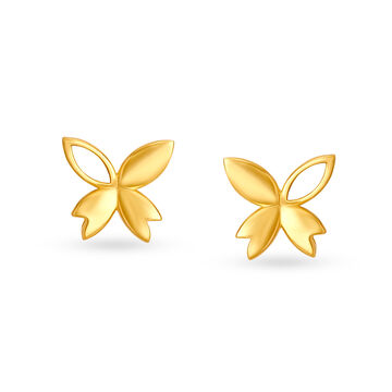 Cute Butterfly Stud Earrings For Kids