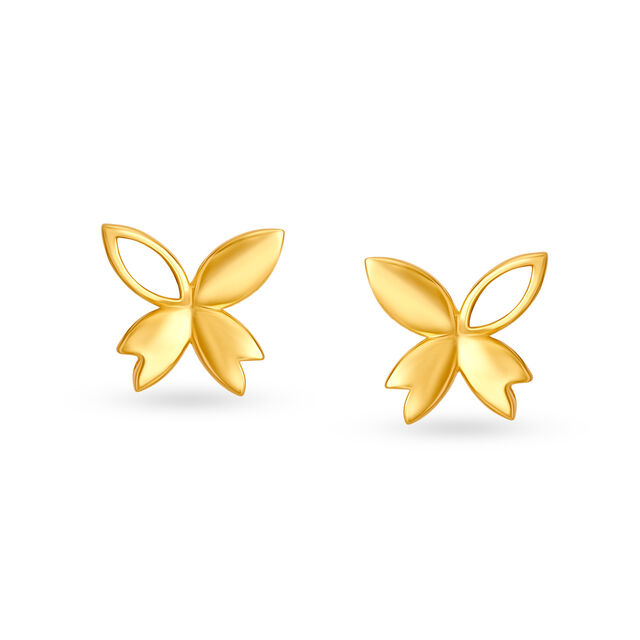 Cute Butterfly Stud Earrings For Kids image number null