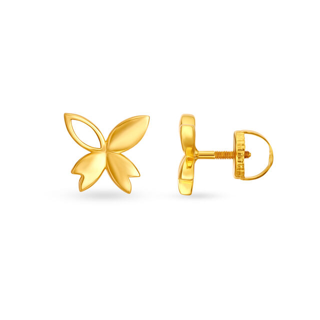 Cute Butterfly Stud Earrings For Kids image number null