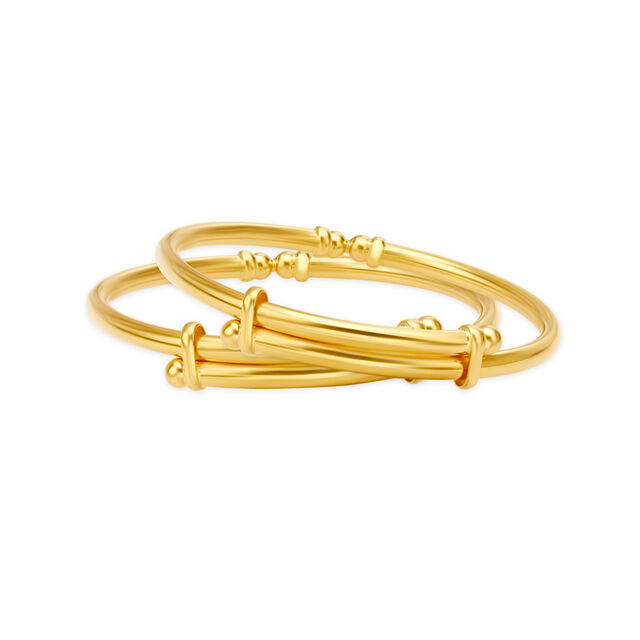 Signature Gold Bangle for Kids image number null