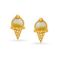 Cute Ice Cream Stud Earrings for Kids image number null