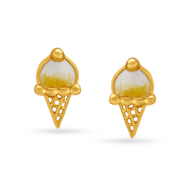 Cute Ice Cream Stud Earrings for Kids image number null