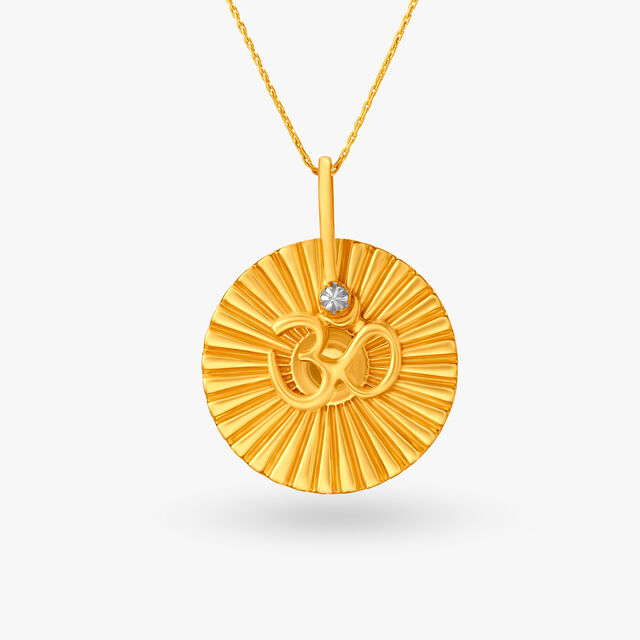 Pious Om Halo Pendant for Kids,,hi-res image number null
