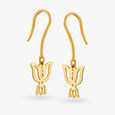 Unforgettable Lotus Hoop Earrings for Kids image number null