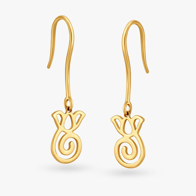 Sublime Ganesh Hoop Earrings for Kids image number null