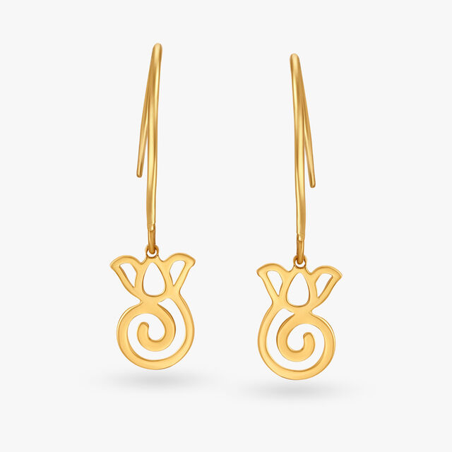 Sublime Ganesh Hoop Earrings for Kids image number null