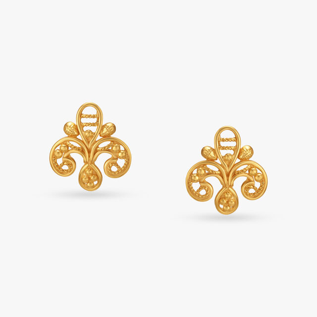 Subtle Charm Stud Earrings image number null