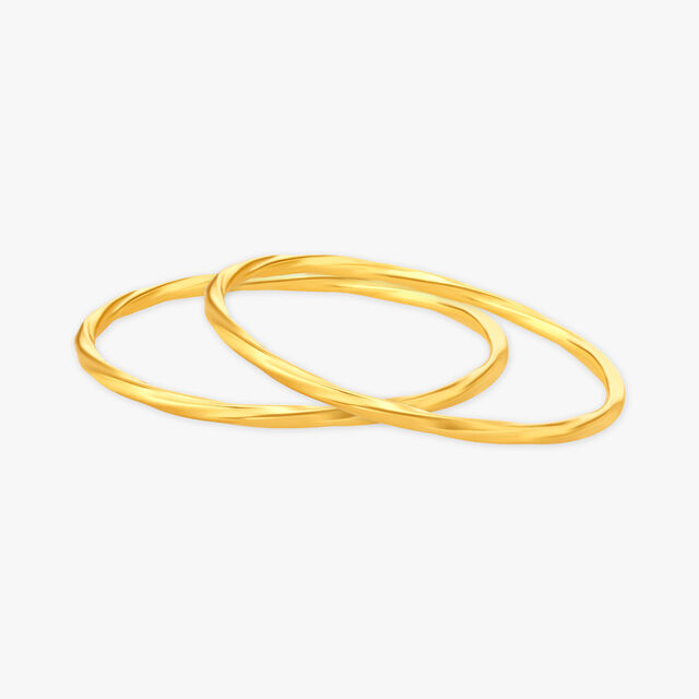 Delicate Twisted Bangles Set for Kids,,hi-res image number null