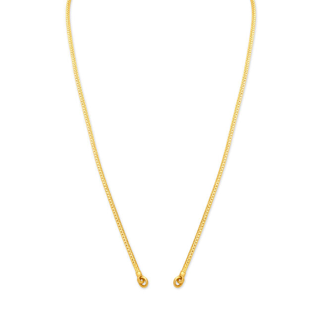 Simple Yellow Gold Box Chain,,hi-res image number null