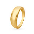 Lustrous Minimalistic Gold Ring for Men,,hi-res image number null