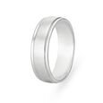 Sleek Minimalistic Platinum Ring for Men,,hi-res image number null