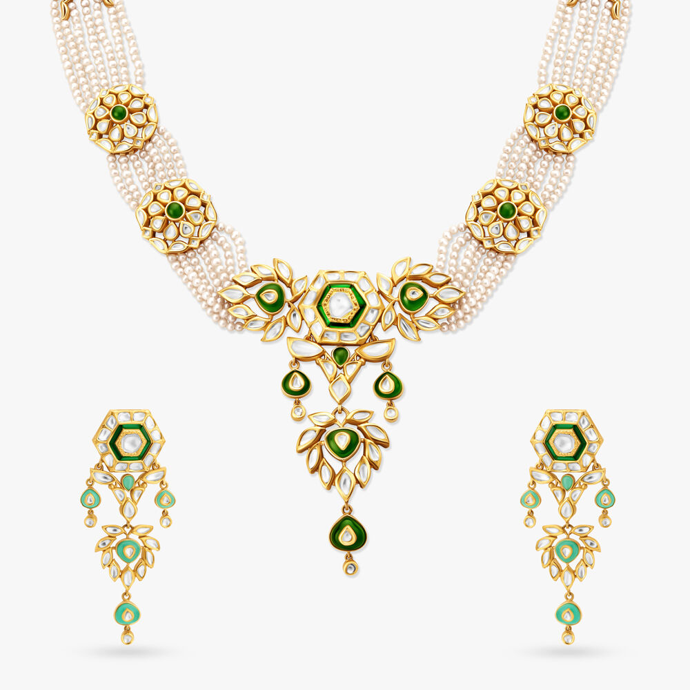 Tanishq sale polki necklace