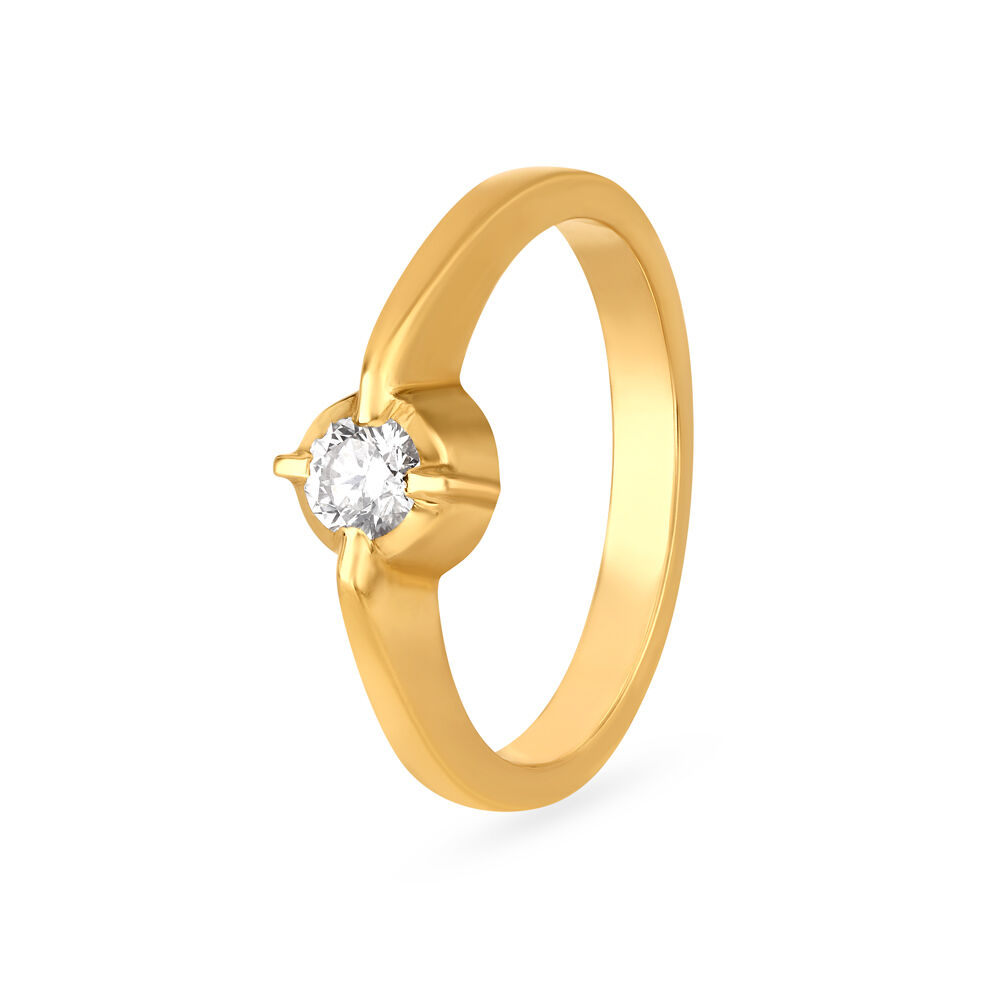 TANISHQ 500067FLALAA023IH000191 18 Karat Gold and Diamond Finger Ring in  Ranchi at best price by Om Sri Viswakarma Gold Company - Justdial