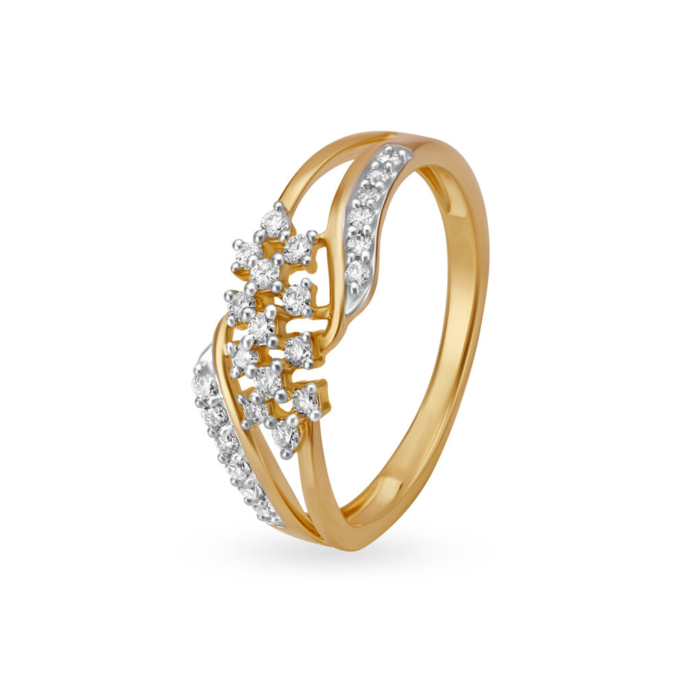 Buy Yellow Gold Rings for Women by Avsar Online | Ajio.com