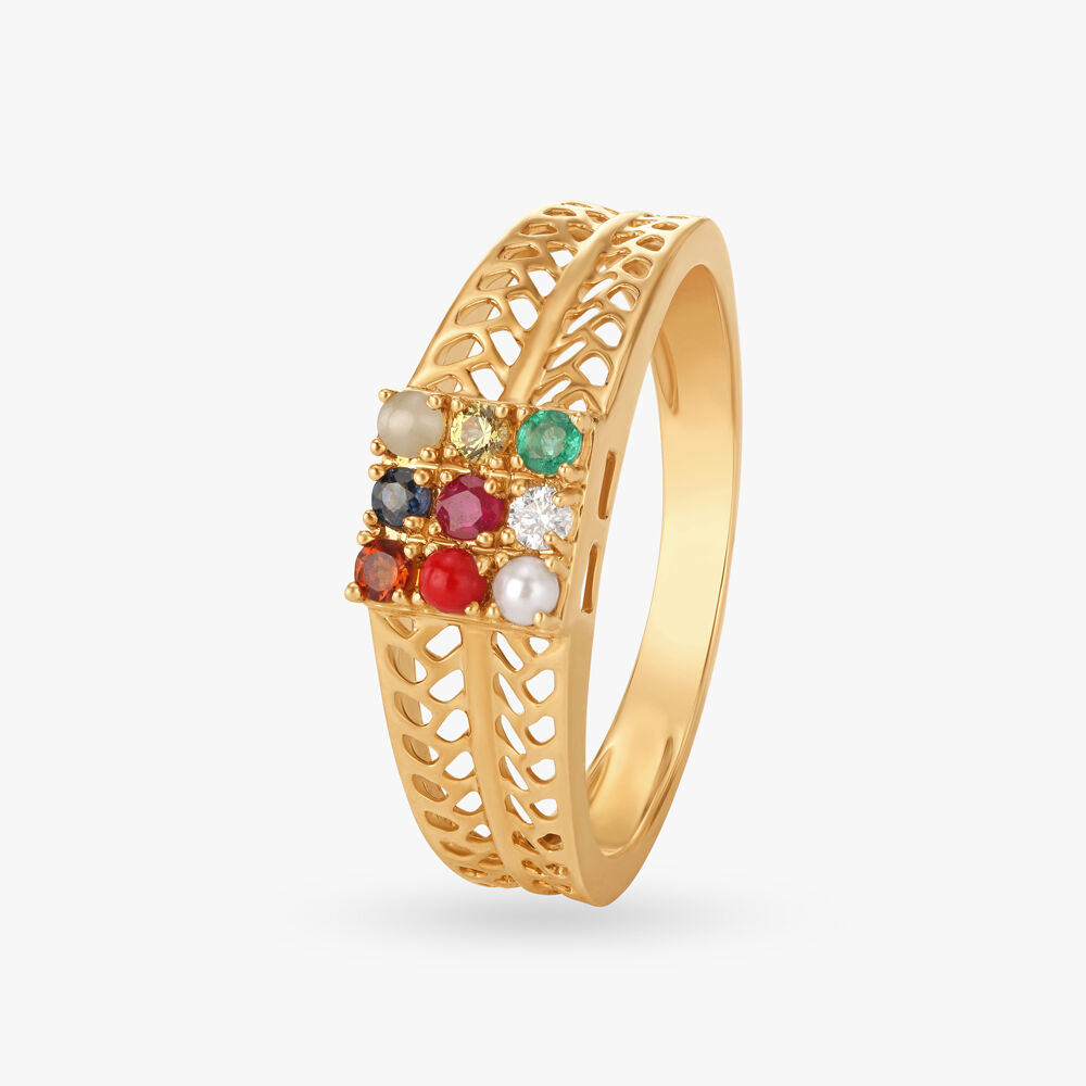 Navaratna Ring - Rings - Diamond