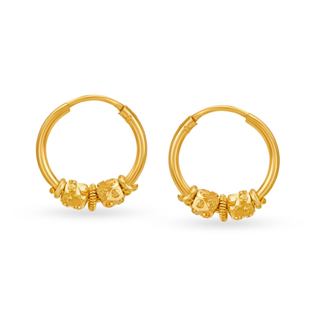 Tanishq Gold Earrings Designs with Weight and Price/ Light Weight Gold  Earrings / @SV Drawings | Gold earrings designs, Designer earrings, Gold  earrings