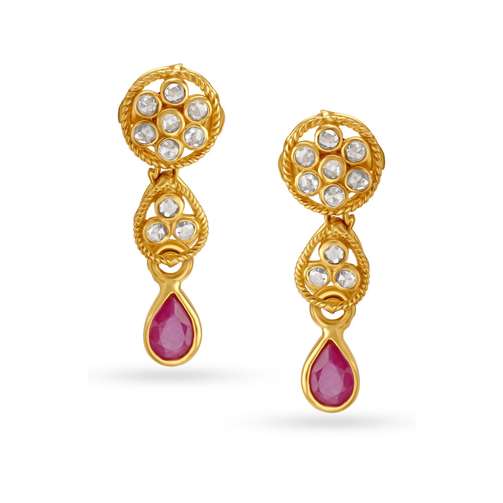 Fancy Earring Gold Plated Stylish Jhumki / Earring / Hoops Earrings / Stud  For Women & girls at Rs 105/piece in Ahmedabad