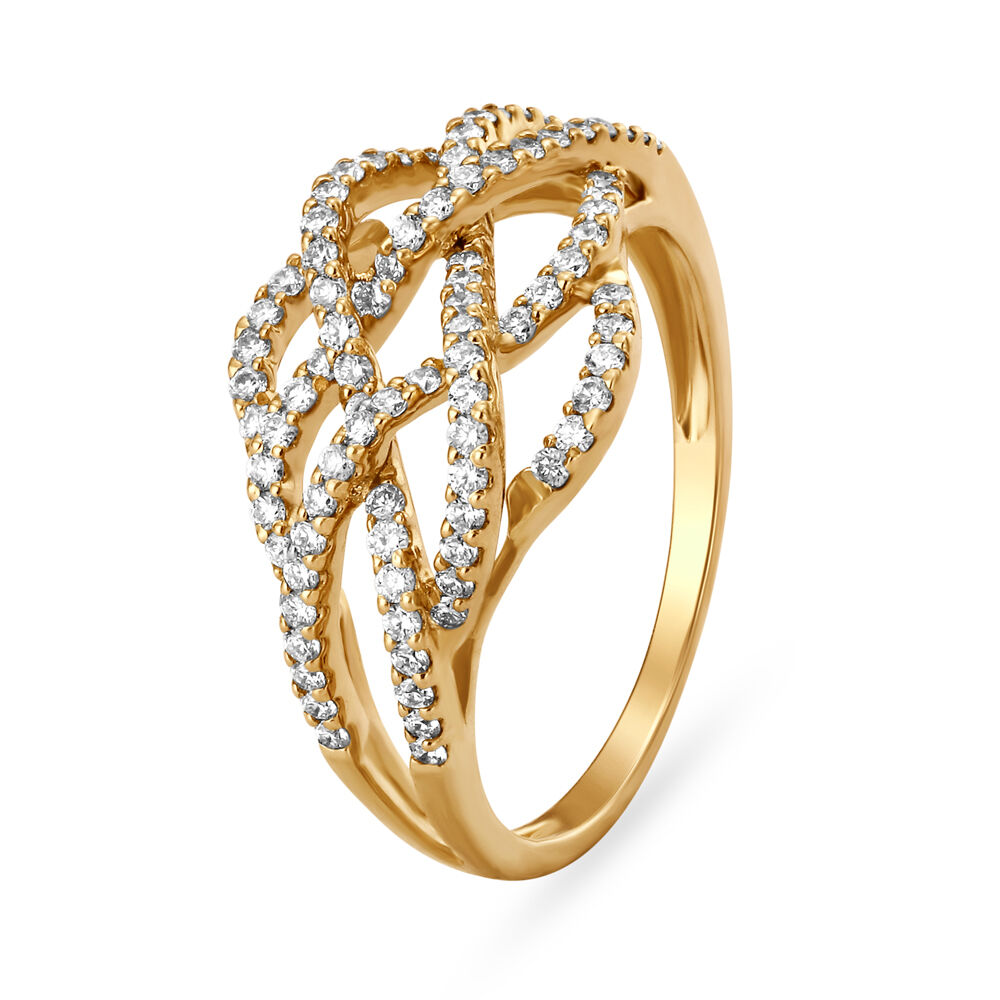 Unique 22 Karat Yellow Gold Ring With Filigree Pattern