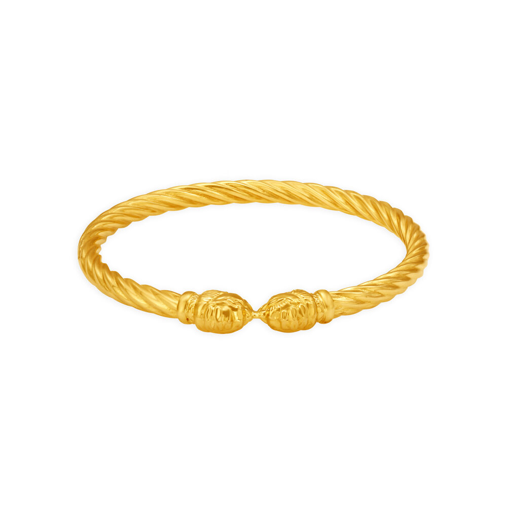 Mens gold kada sale designs tanishq with price