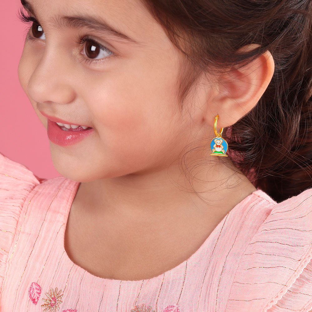 14K Rose Gold Earrings for Children | TinyBlessings.com