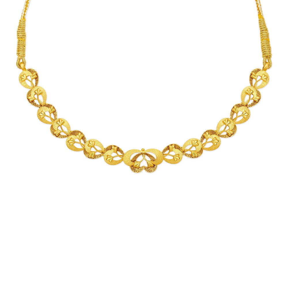 Gold necklace sale tanishq with price