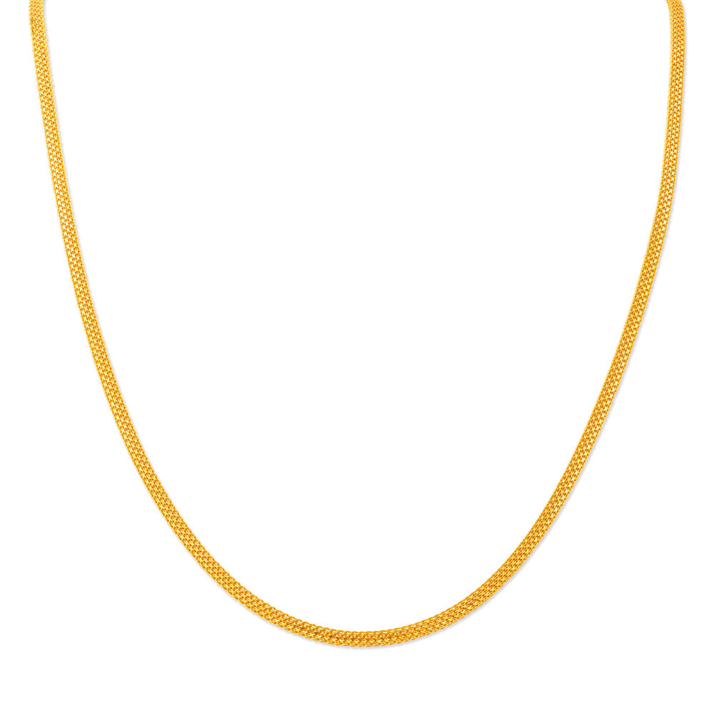 23-Inch Double-Link & Ball Gold Chain | Men's Flat Gold Chain – Virani  Jewelers