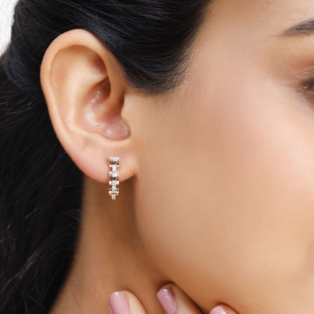 Diamond Flower Earrings – Lindsey Leigh Jewelry