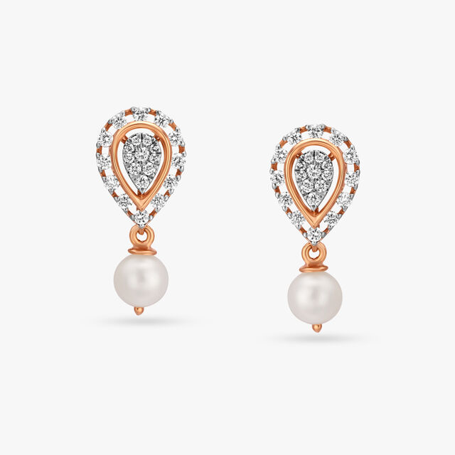 Pearl Drop Earrings Bridal Jewelry Wedding Earrings MIRABEL | EDEN LUXE  Bridal