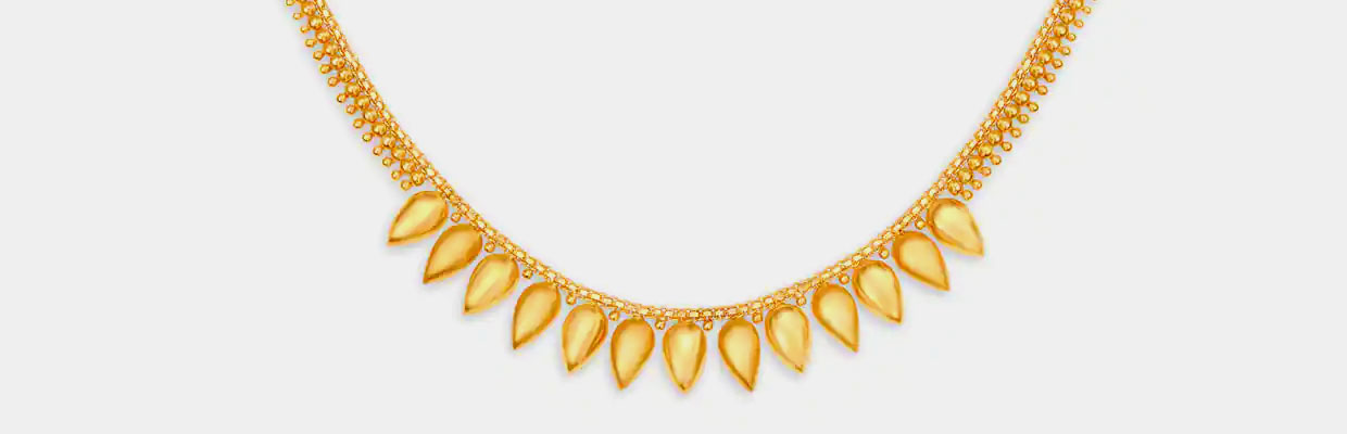 Unique Gold and Diamond Necklaces to Gift Your Mom on Ugadi