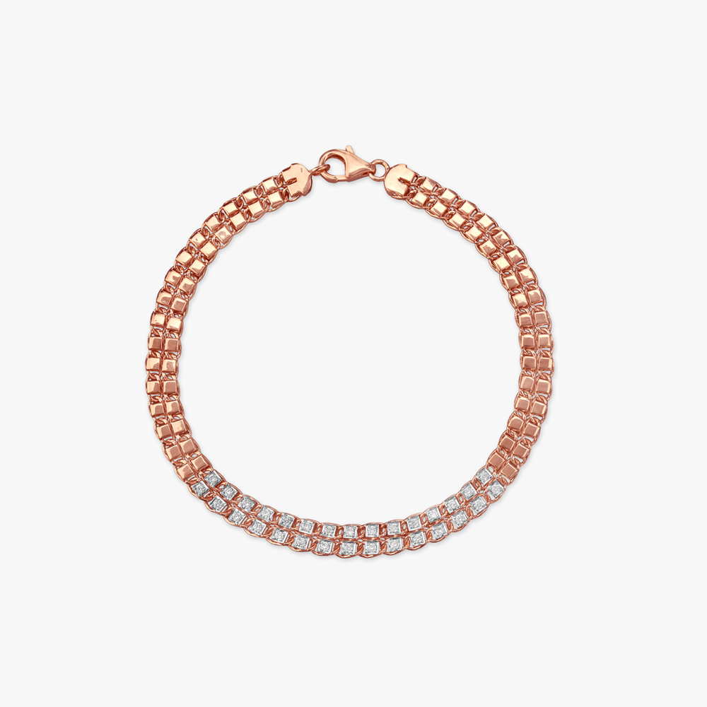 

Gleaming Grid Diamond Bracelet