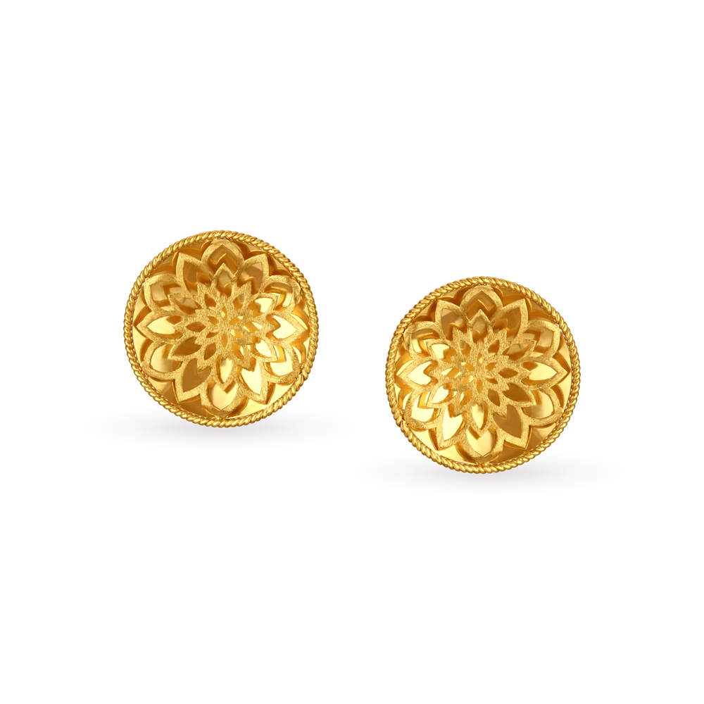 

Magnificent Floral Stud Earrings