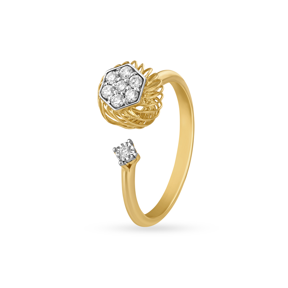 14KT Yellow Gold Adorn Your Finger With A Beautiful Ring