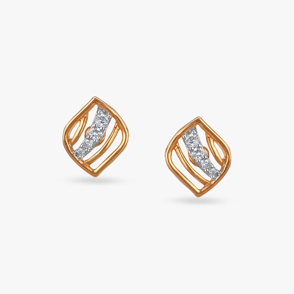 

Elegant Drift Diamond Stud Earrings For Kids