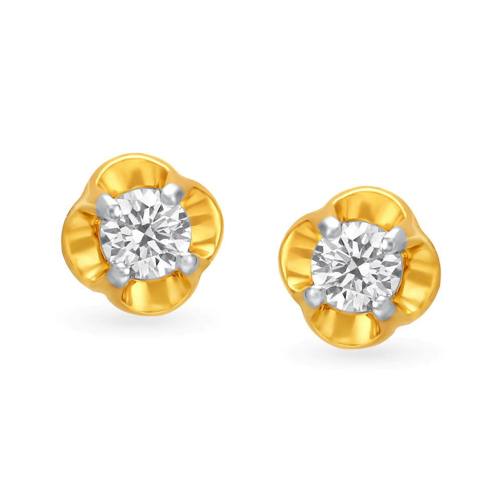 Sublime Eye Diamond Stud Earrings