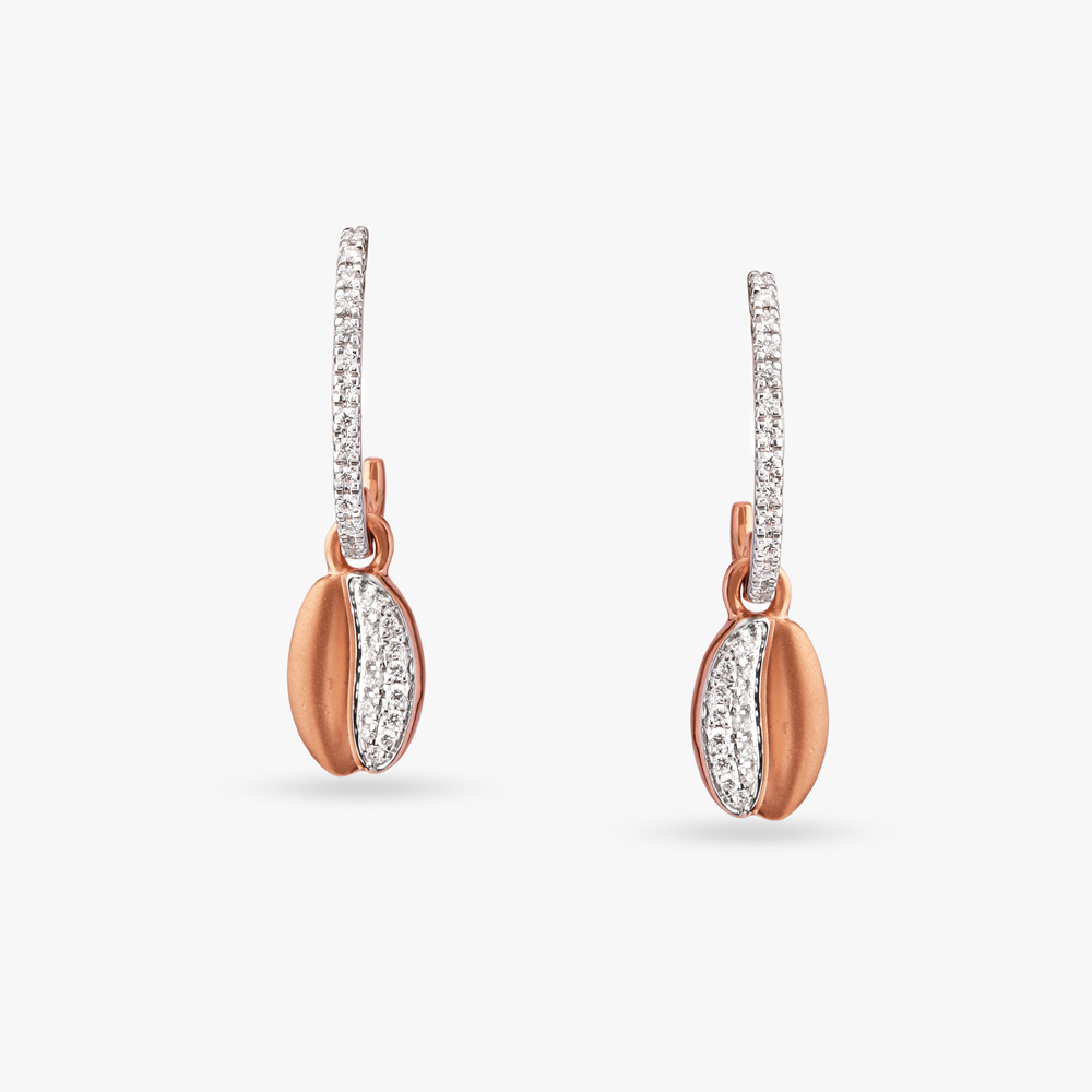 

Charming Minimal Diamond Drop Earrings