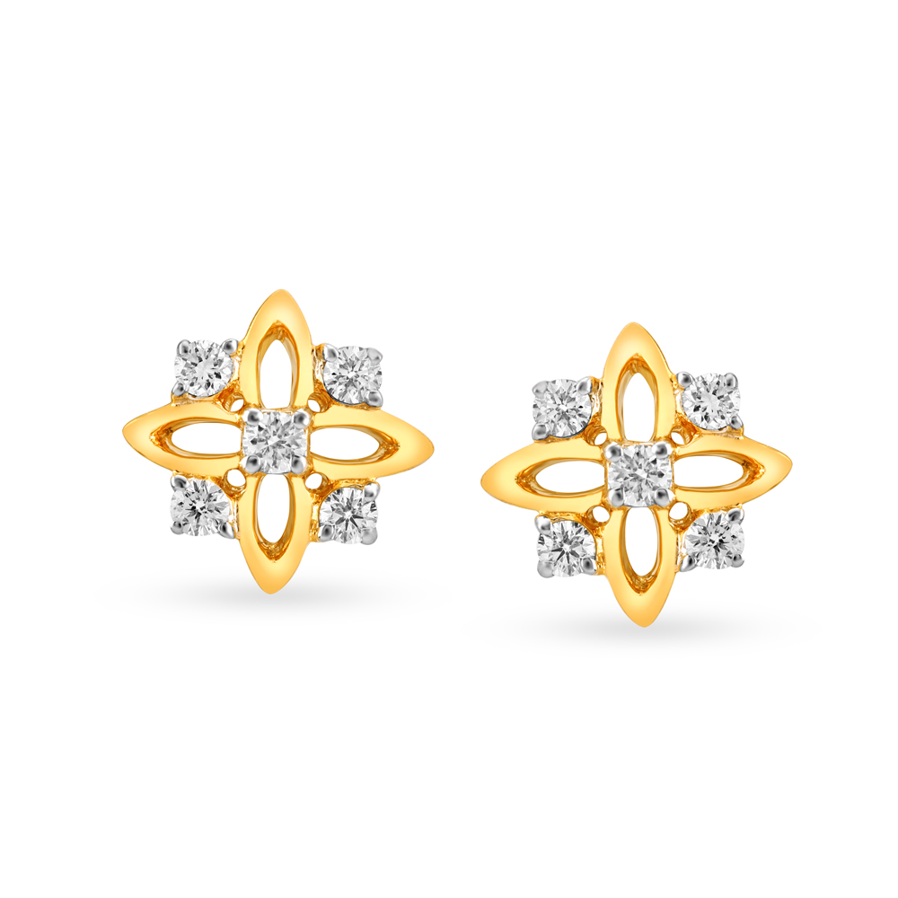 Irresistible Diamond Stud Earrings