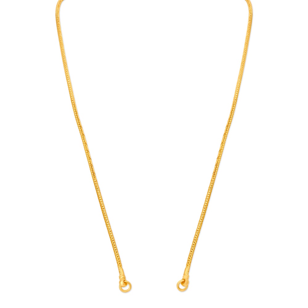 

Simple Yellow Gold Zigzag Chain