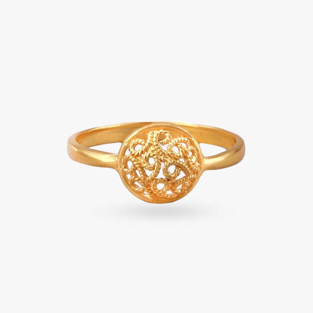 

Delicate Details Gold Finger Ring