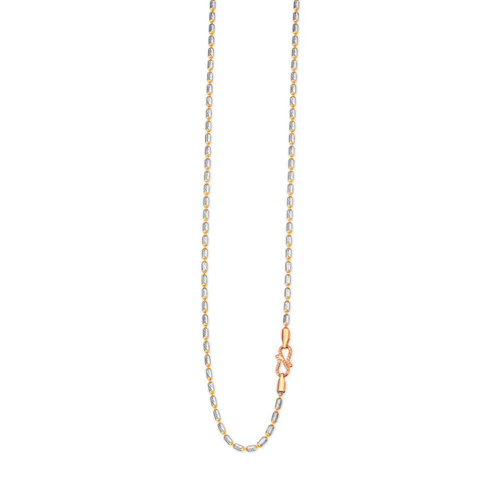 Modern Rose Gold Chain   504025CZHAA00 2 