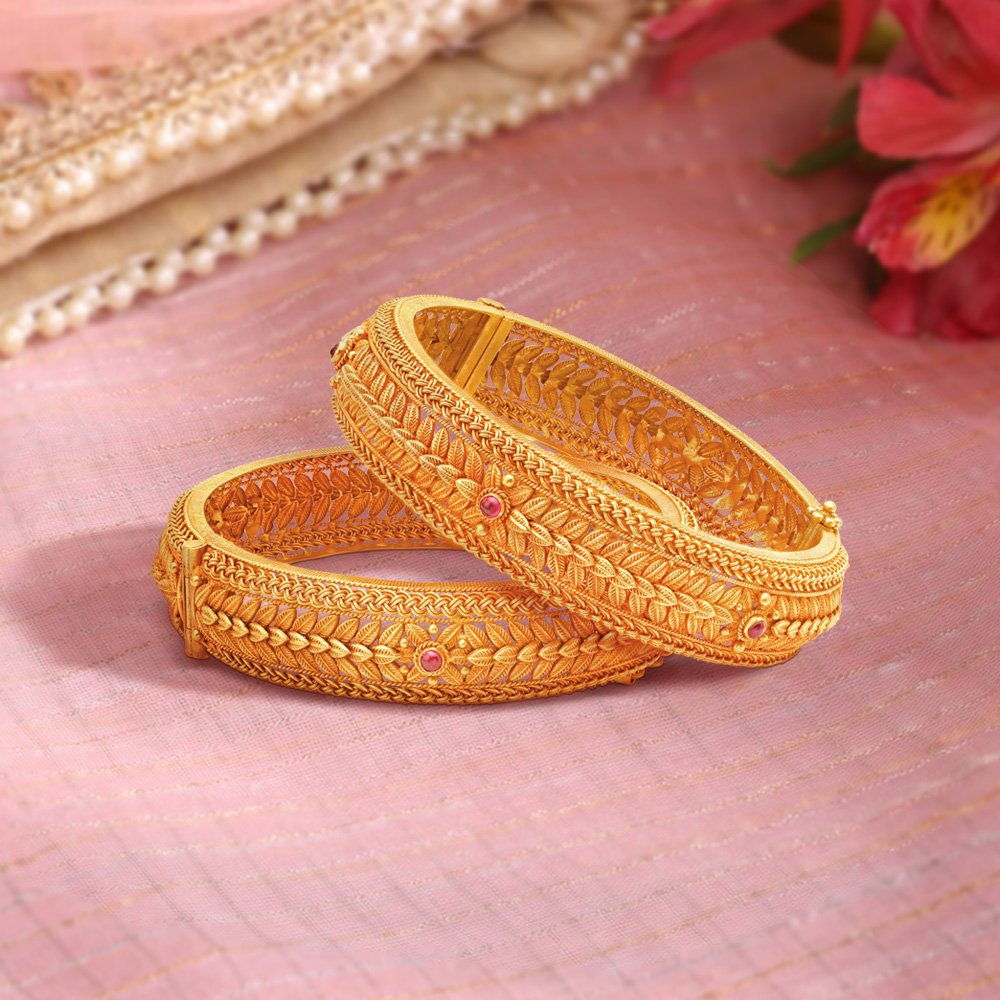 

Floral Kolkata Die Openable Bangles