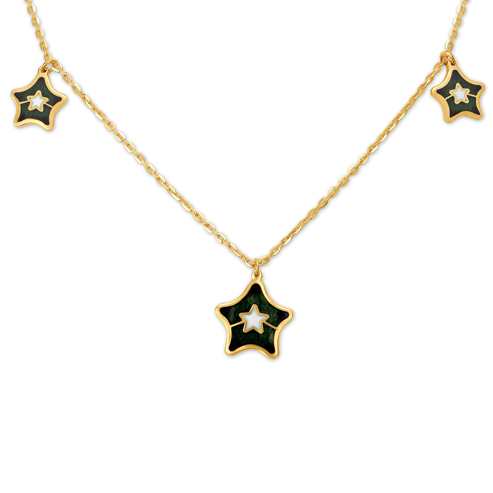 Star shaped 2025 gold pendant