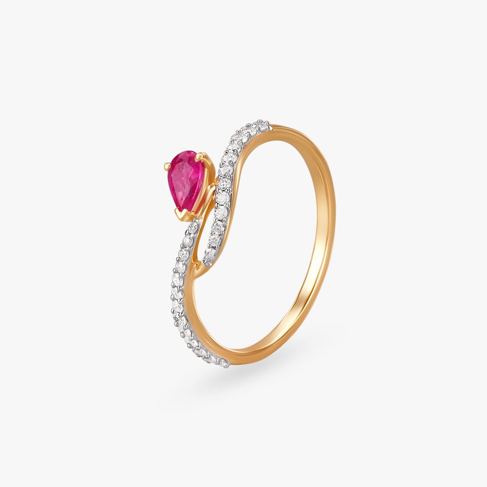 

Blushing Radiance Diamond Finger Ring