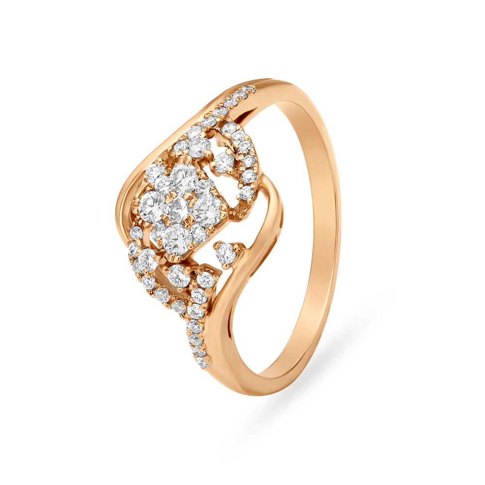 Ritzy And Classy Diamond Finger Ring