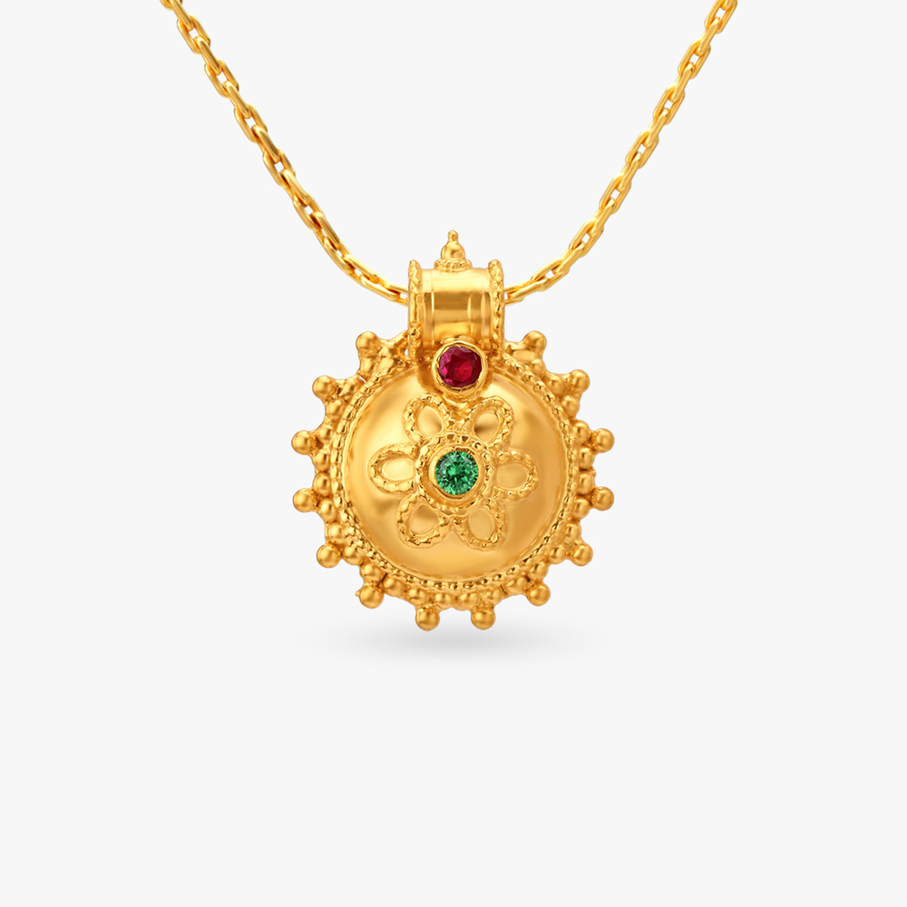 Traditional Gold Vati Pendant