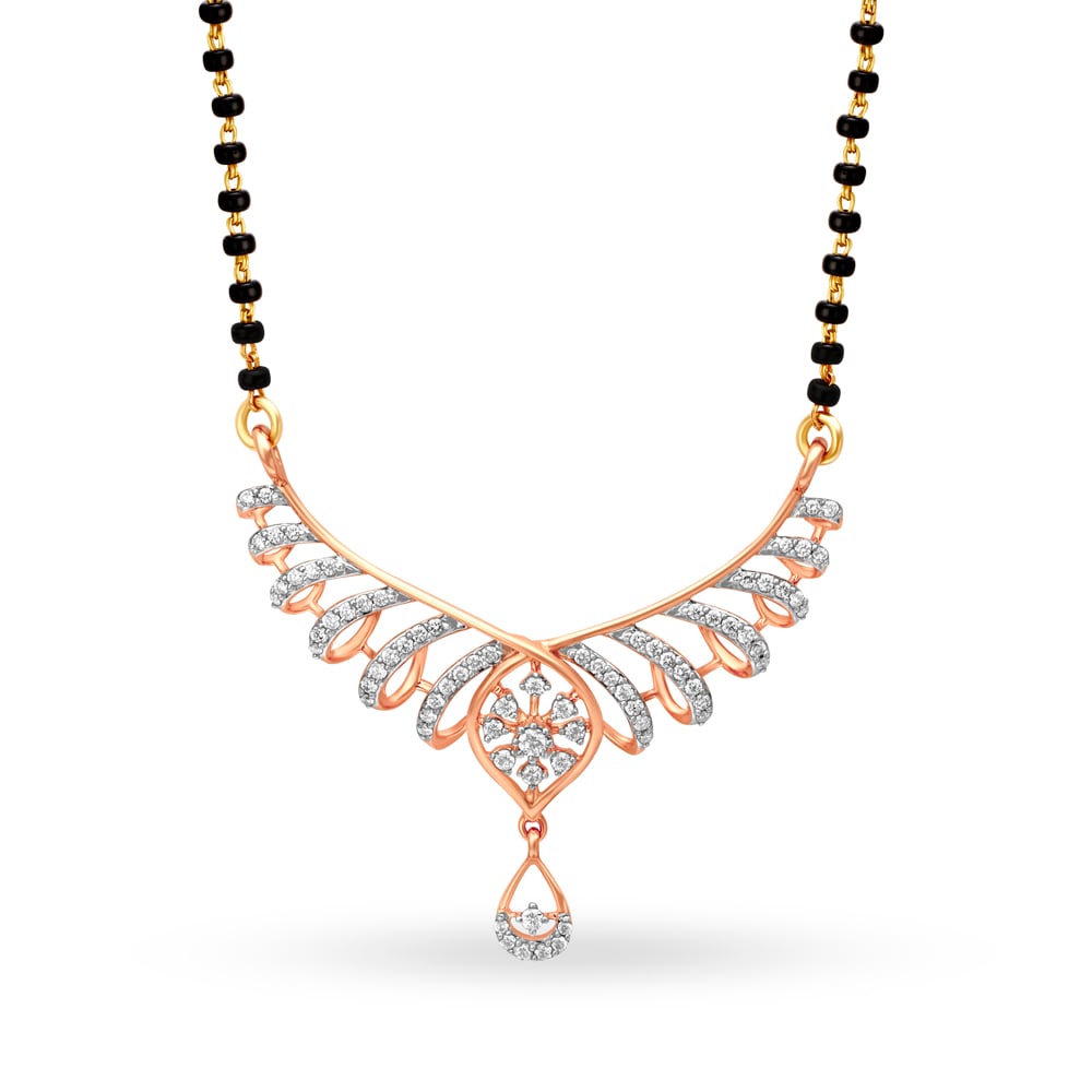 

Floral Grace Diamond Mangalsutra